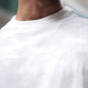 T-shirts Oversize Homme Tendance en Polyester/Coton Écologique Style Urbain Anti-Plis Séchage Rapide Faible MOQ 20 Pièces Prix - Product Image 6