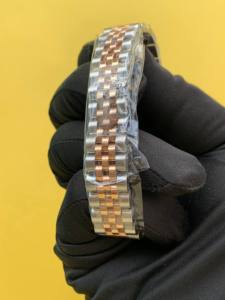 BOJ Plain R.O.L.E.X.63 36mm Two Tone Stainless Steel Mechanical Automatic Analog Wrist <b>Watch</b> For Women At Low Price Hot Sale - Product Image 5