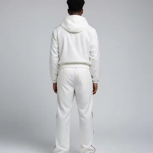 Ensemble survêtement coupe-vent personnalisé pour homme – Veste et pantalon en nylon – Survêtements coupe-vent pour hommes - Product Image 4