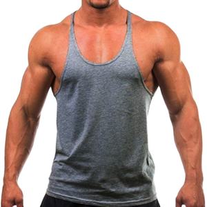 Débardeur uni pour hommes, Bodybuilding Singlet Gyms Stringer, chemise sans manches, blanc, vêtements de Fitness, vêtements de sport, gilet musculaire, nouvelle collection - Product Image 2