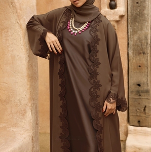 Best New Wholesale Kaftan Abaya Handmade Turkish Floor Length Long Sleeve Soft Breathable Fabric Loose Fit Casual Party Wear - Product Image 6