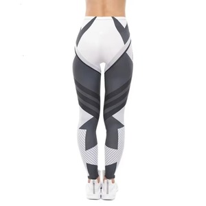 Leggings de Yoga de Cintura Alta sin Costuras al por Mayor, Personalizables, de Verano, Sólidos, Transpirables, Antibacterianos, de Algodón/Bambú, para Gimnasio y Fitness - Product Image 5