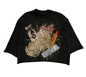 Vintage <b>Y2k</b> Printed Heavy Jersey Oversized Regular Fit Men's Tshirt 100% Cotton Knitted O-Neck Quick Dry Breathable - Product Image 3