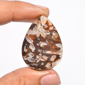 Agate naturelle rare, pierre précieuse en vrac, meilleure qualité, agate en bâton coupée en cabochon, certifiée par un tiers, sans traitements, personnalisable - Product Image 1