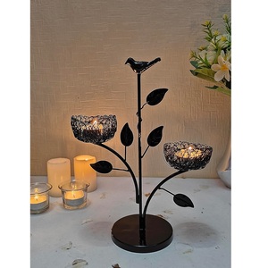 Classic Cylindrical Metal <b>Candlestick</b> Holder Durable Home Decoration <b>Silver</b> Finish - Product Image 6