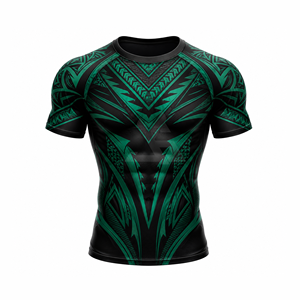 Camiseta Deportiva de Compresión para Hombre, Ligera, Transpirable, para Gimnasio, Running, Fitness, Entrenamiento, Rendimiento Atlético, Capa Base - Product Image 1