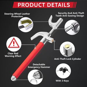 Dispositivo di sicurezza antifurto per Auto universale/camion/SUV/furgone per Auto con blocco del volante per il primo prodotto di sicurezza del martello - Product Image 2
