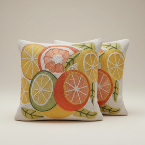 Elegante Funda de Cojín Bordada con Cuentas y Estampado Cuadrado, Hecha a Mano, para Decoración del Hogar, Dormitorio u Hotel, Tela Personalizada - Product Image 4