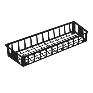 Alambre de hierro y Metal recubierto de negro, bandejas decorativas personalizadas para servir frutas, bandeja de alambre para restaurante y Hotel para decoración hecha a mano - Product Image 3