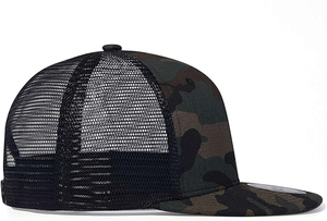Casquette Trucker Unisexe en Coton Respirant et Imperméable avec Dos en Maille Réglable à 6 Panneaux et Visière Plate – Style Décontracté Hip Hop Quatre Saisons - Product Image 3