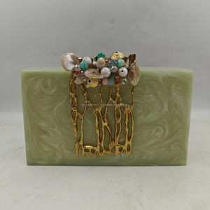 Pochette de soirée en résine pour dames pour fêtes et mariages d'Inde - Product Image 1