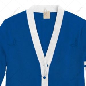 Cardigan Pull Col V Uni Personnalisé Université d'État TSU Tigre Broderie Homme Étudiants Anciens Étudiants Équipement Hiver Respirant - Product Image 3