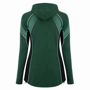 Muslim Swim <b>Tunic</b> Hooded Long Sleeve Quick Dry UPF 50+ Rash Guard Modest Swimwear Top 1 Piece Front - Product Image 2
