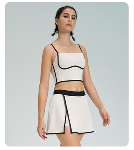 Conjunto de Ropa de Tenis Personalizada al por Mayor OEM 2026 para Mujer, Incluye Sujetador Deportivo y Falda de Tenis, Conjunto Deportivo de 2 Piezas de Secado Rápido - Product Image 2
