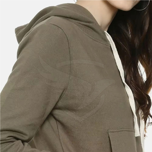 Customized Size Women <b>Hoodies</b> Winter Wear Formal Waterproof Polyester/Cotton Lined High Quality for Sale - Product Image 4