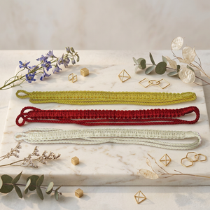 Sergeant Whistle <b>Lanyard</b> Whistle Cord Shoulder <b>Lanyard</b> Hand Knitted <b>Polyester</b> Bungee Cords without Metal Hook for Rank Insignia - Product Image 2