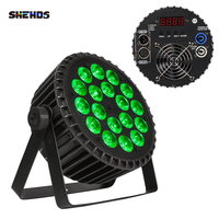 Projecteur LED PAR haute puissance 18x12W RGBW 4 en 1 en aluminium moulé sous pression pour DJ, églises, scènes et concerts