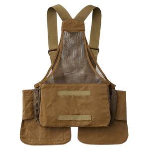 กระเป๋าคาดหน้าอกแบบปรับได้สำหรับล่าสัตว์ ทำจากผ้าแคนวาส พร้อมช่องด้านหน้าคู่ สายสะพายไหล่สไตล์วินเทจ สำหรับตกปลา เดินป่า และอุปกรณ์กลางแจ้ง - Product Image 3