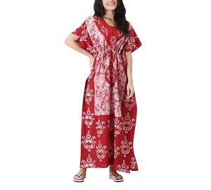 ชุดนอนผ้าฝ้ายบาติกแบบยาว โอเมน บาติก คาฟตัน แม็กซี่ - Product Image 2