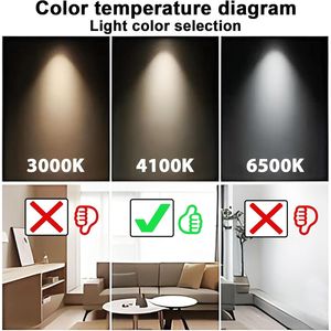 Lot de 8 tubes fluorescents F17T8/841 de 24 pouces, 17 watts, 2 pieds, droits, 4100K, blanc froid, 1400 lumens, G13, économie d'énergie - Product Image 3
