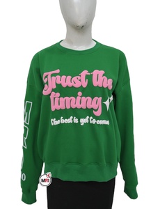 Sudadera personalizada 100% algodón polar transpirable para mujer, sudaderas con capucha, parche bordado 3D con estampado de soplo, talla grande, logotipo personalizado de invierno - Product Image 1