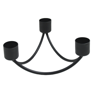 Black <b>Candle</b> <b>Stick</b> Holder With Attractive Painted Finishing Design Four <b>Candle</b> Stand Home Villa Dinner and Wedding Design - Product Image 6