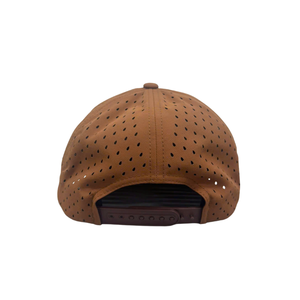 Gorra Deportiva de Golf Ajustable de 7 Paneles, Perforada, Impermeable, con Visera Plana, Logotipo Bordado en 3D, Etiqueta Personalizada, Transpirable, Corte Láser - Product Image 5