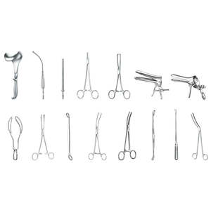 Ensemble de pansements chirurgicaux manuels réutilisables en acier inoxydable argenté avec logo personnalisable, certifié CE, pour usage hospitalier, garantie 1 an - Product Image 3