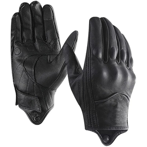 Gants de moto en cuir pour sports d'hiver de motocross, grande taille - Qualité supérieure, résistants à l'usure, protection tout-terrain - Product Image 4