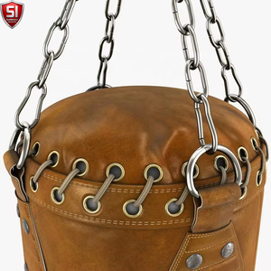 PU Kick <b>Boxing</b> MMA Training Punching <b>Bags</b> Heavy 25KG Lightweight Free <b>Standing</b> Hanging Adjustable Height Gym - Product Image 6