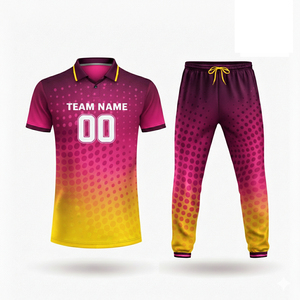 <b>Cricket</b> Uniform with Lightweight Comfortable 100% Polyester Anti-Bacterial Winter Print Logo Made in Pakistan - Product Image 3