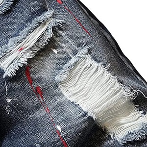 Pantalones Cortos de Hombre de Última Moda, Ajustados, de Secado Rápido, Casuales, de Mezclilla, Estilo Hip Hop, Transpirables - Product Image 4