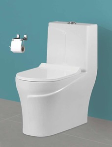 Armario de baño de una pieza con dimensiones de 775x385x680 mm, con sifón en S de 225 mm y un increíble sistema de descarga. - Product Image 2