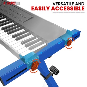 5 Core Keyboard <b>Stand</b> Z Shape Adjustable Foldable Heavy Duty Key Board Piano DJ <b>Controller</b> <b>Stands</b> - Product Image 6