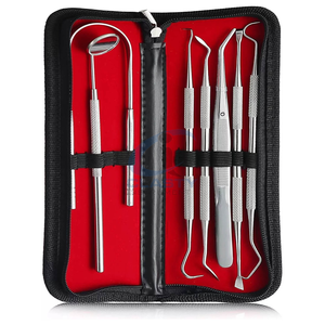 Kit d'instruments chirurgicaux dentaires manuels en acier inoxydable de haute qualité, certifié CE, ISO-13485 Classe I - Product Image 1