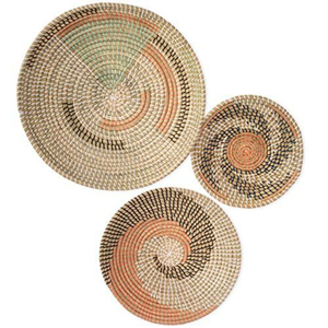 Handcrafted Woven Wall Basket Eco-Friendly Sisal Grass Spiral Wall Art Modern Wall <b>Hanging</b> Decor High Standard Quality Living - Product Image 4