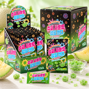 Caramelos Explosivos con Sabor a Melón ASMR de 10 g, Caramelos Efervescentes Crujientes para Venta al por Menor - Product Image 1