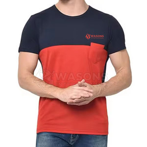 Classic Style Cotton Round Neck T Shirt Smooth Cotton Material Breathable Comfortable <b>Fit</b> For Men - Product Image 5