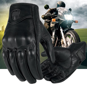 Gants en cuir pour homme, cuir véritable, doux, pour la conduite, saison hivernale / Cuir véritable en vente - Product Image 4