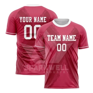 Custom <b>Soccer</b> Jersey Unisex Short Sleeve Moisture Wicking 100% Polyester Sublimated Print Front Team Name Number Adult All - Product Image 4