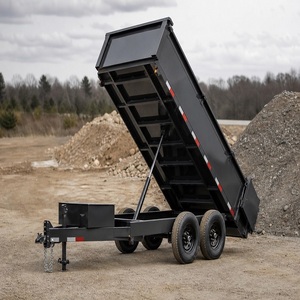 Remorque benne à prix de gros pour le transport commercial, dotée d'un châssis robuste et d'une forte capacité de charge, remorque benne de service intensif à vendre - Product Image 1