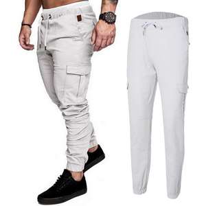 กางเกงลำลองผู้ชายทรงหลวม ผ้าฝ้ายฟลีซแห้งเร็ว เป็นมิตรกับสิ่งแวดล้อม มีเชือกผูกเอว ทรงแบ็กกี้ - Product Image 6