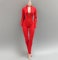1/6 Ratio femme soldat col haut Sexy combinaison pour figurine corps poupée jouets objets décoratifs