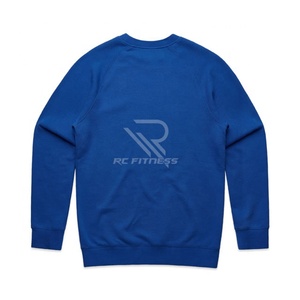 เสื้อสเวตเชิ้ตพรีเมียมสำหรับผู้ชาย สีขาว แขนยาว ทรงแร็กแลน ผ้าหนา - Product Image 4