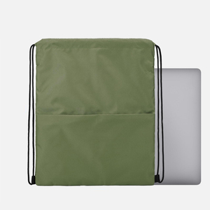 Bolsa con cordón de sarga de algodón reciclado a rayas para ropa interior, pañuelos, bolsos, tamaño personalizado, bolsa con cordón de algodón para polvo, bolsillo impermeable - Product Image 2