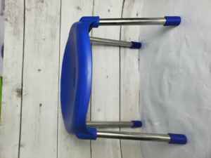 Silla de comedor infantil ovalada moderna con patas de acero inoxidable para uso en el hogar, oficina, escuela y hotel - Product Image 3