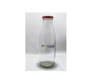 Bouteille en verre ronde de 500 ml pour lait, qualité alimentaire, pour boissons laitières, jus, lait aromatisé, emballage réutilisable, approvisionnement en gros - Product Image 5