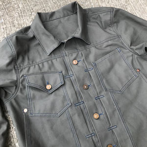 Chaqueta de Trabajo de Invierno Unisex de Lona de Pato Personalizada de Alta Calidad con Cierre de Cremallera, Algodón Desgastado, Cómoda y Duradera, Reversible - Product Image 4