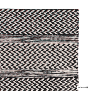 STAR HOMETEX Tapis de couloir tressé en laine écologique fait main, épaisseur moyenne, antidérapant, à poils plats, beige gris, style ferme - Product Image 6