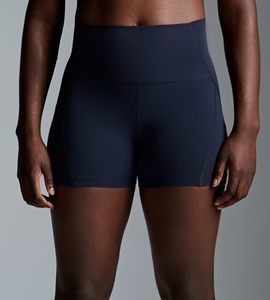 Shorts de sport athlétiques pour femmes, taille haute, extensibles, pour la course et l'entraînement, légers, vêtements de sport, logo personnalisé - Product Image 4